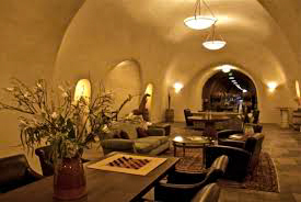 Picture of a wine cave at Deerfield Ranch Winery