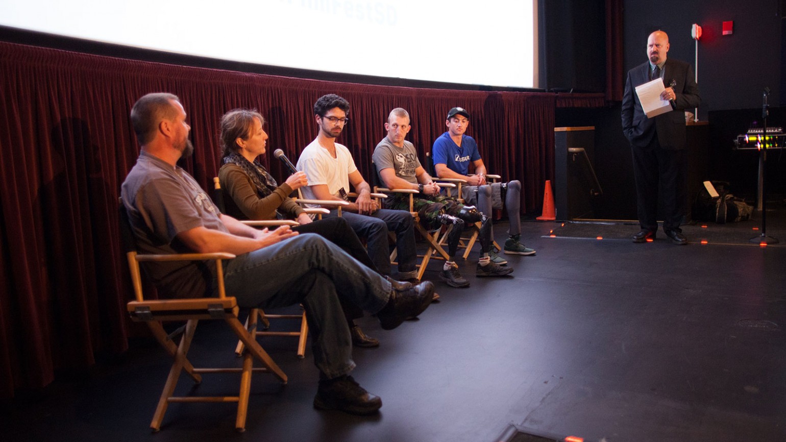 Panel discussion following "Triumphs and Tragedies" film block on Saturday, October 17, 2015
